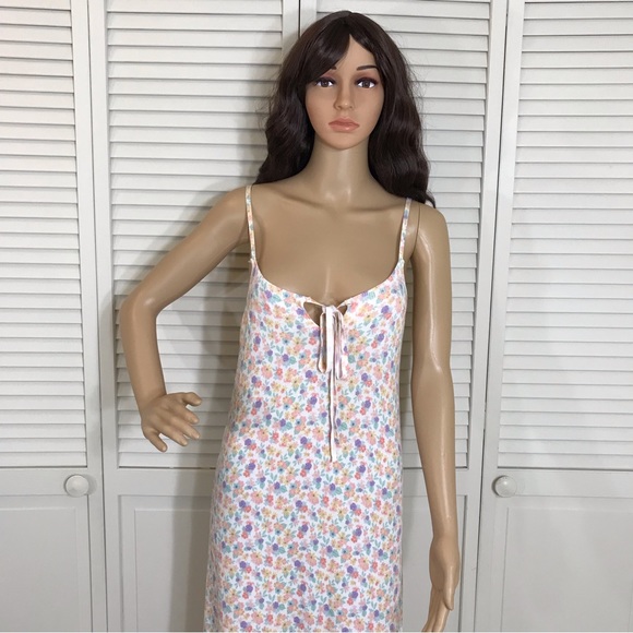 NWOT Zara Knit Floral Print Midi Dress Large - Picture 8 of 16